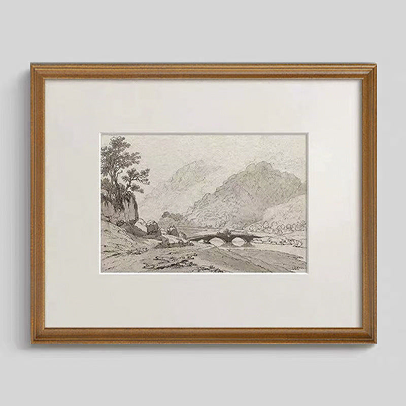 Ingelijste Vintage Landschapskunst