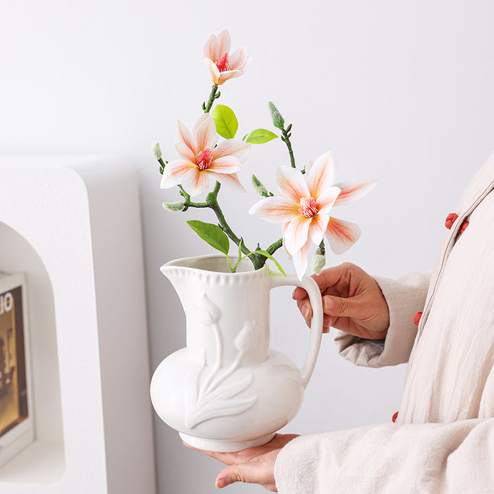 Decoratieve Bloemige Pitcher Vaas