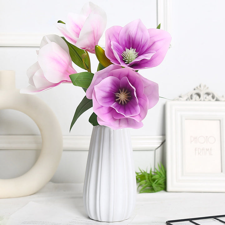 Elegant Magnolia Bloemarrangement voor Huisdecoratie