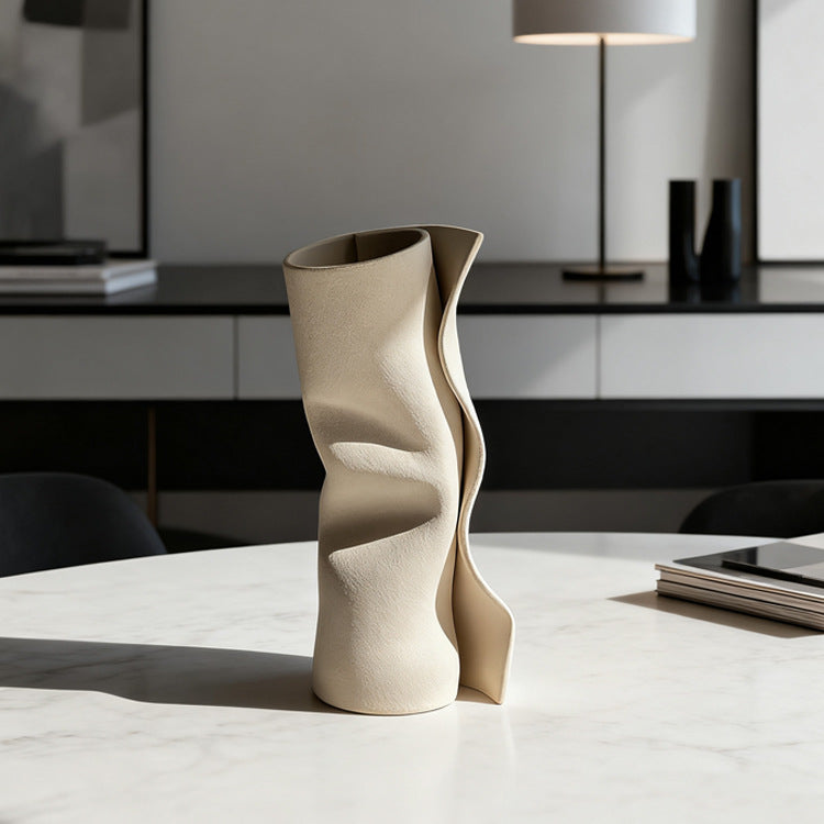 Sculpturale Twist Decoratieve Vaas