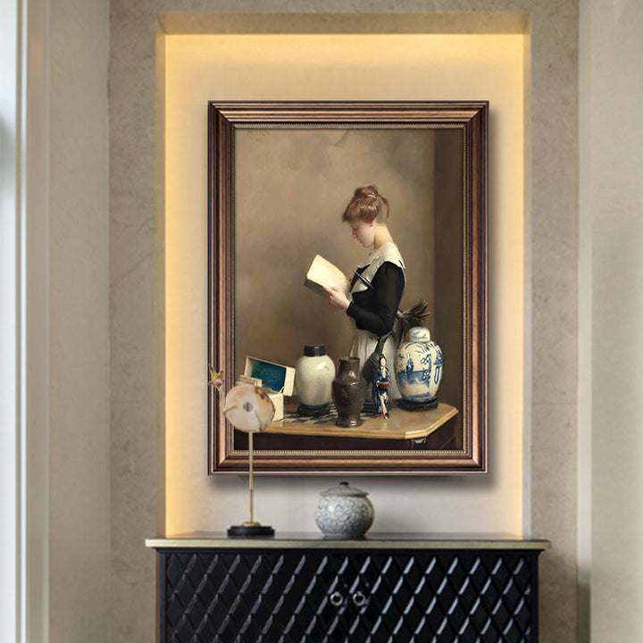 Gekaderd Vintage Kunststuk