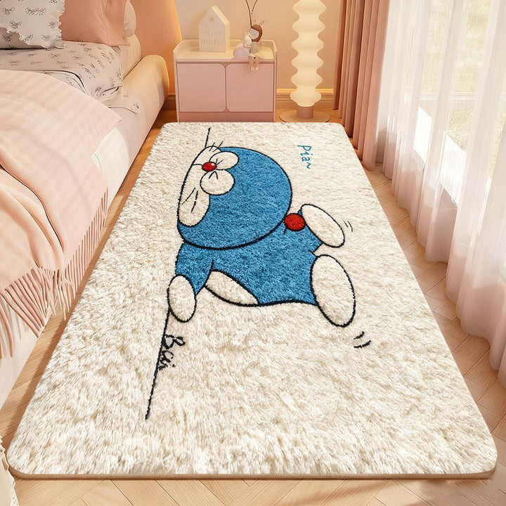 Speelse Kat-Thema Pluche Vloerkleed