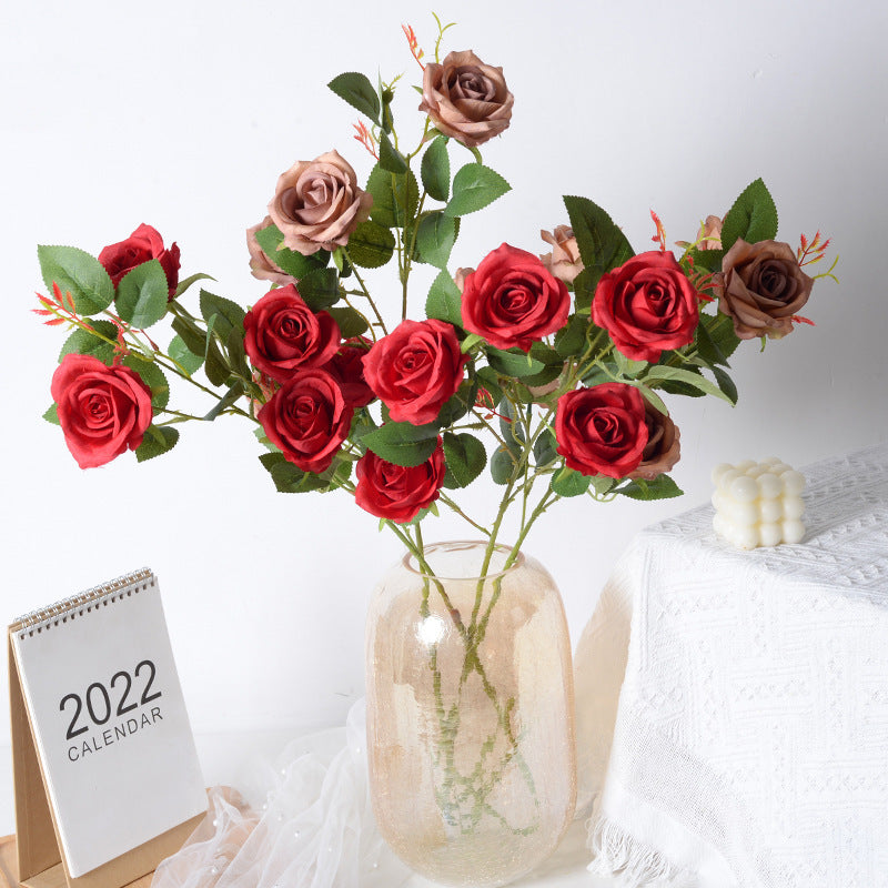 Kunstzijde Bloem Rozensteel