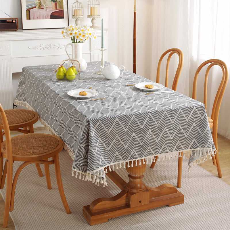 Textured Chevron Patroon Tafelkleed