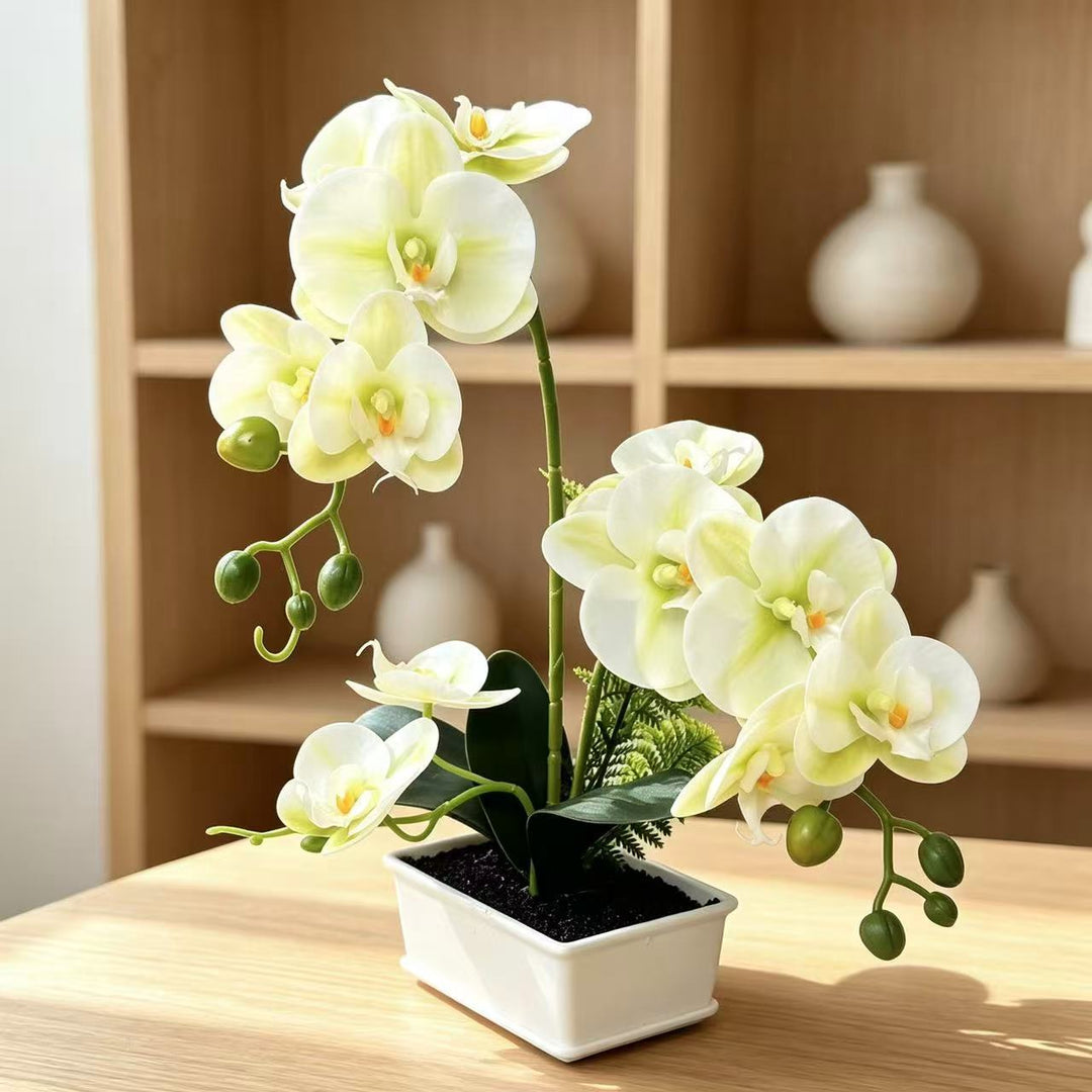 Elegante Kunstmatige Orchidee Arrangement voor Binnenhuis Decor
