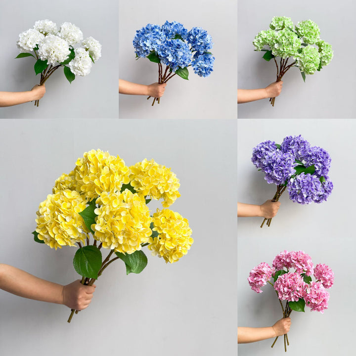 Kunstmatige Hortensia Boeket