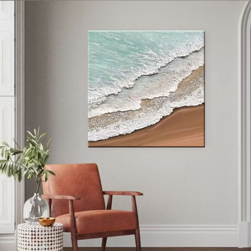 Kustzonsondergang Canvas Wandkunst