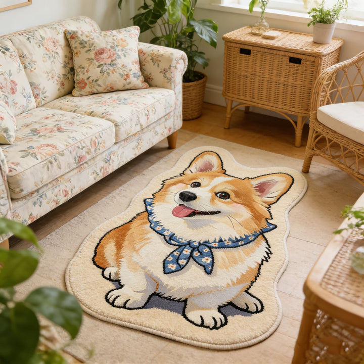 Schattig Corgi Vloerkleed