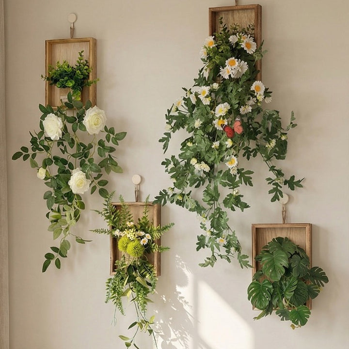 Decoratieve Wandhangende Plantenarrangement