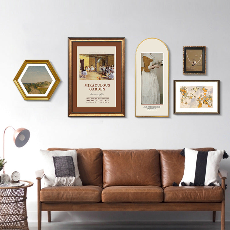 Hexagonale Gecoate Landschapskunst
