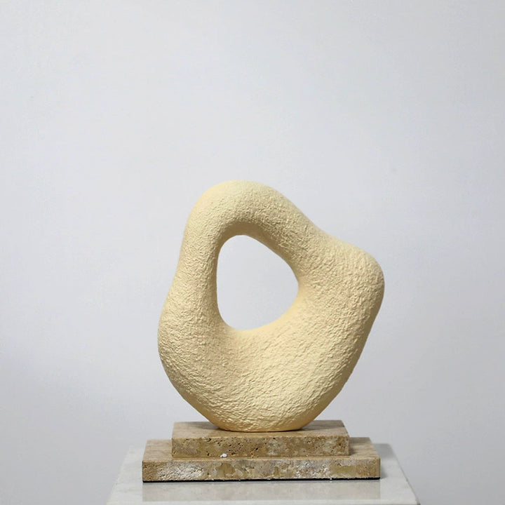Artistieke Textuur Centerpiece Beeldhouwwerk