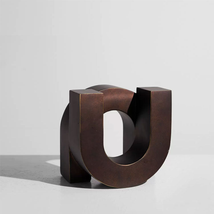 Moderne Decoratieve Letter Sculptuur