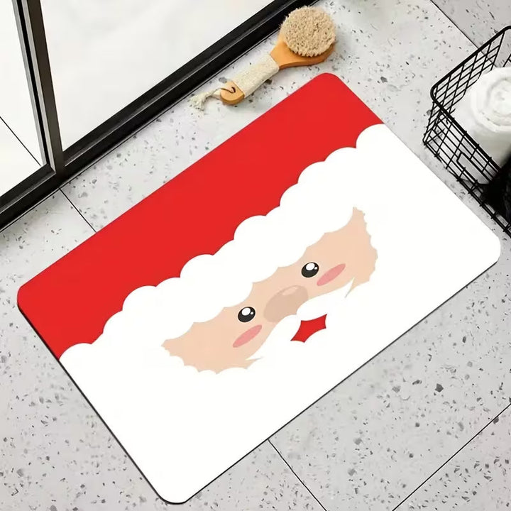Leuke Vakantie Santa-Themed Deurmat