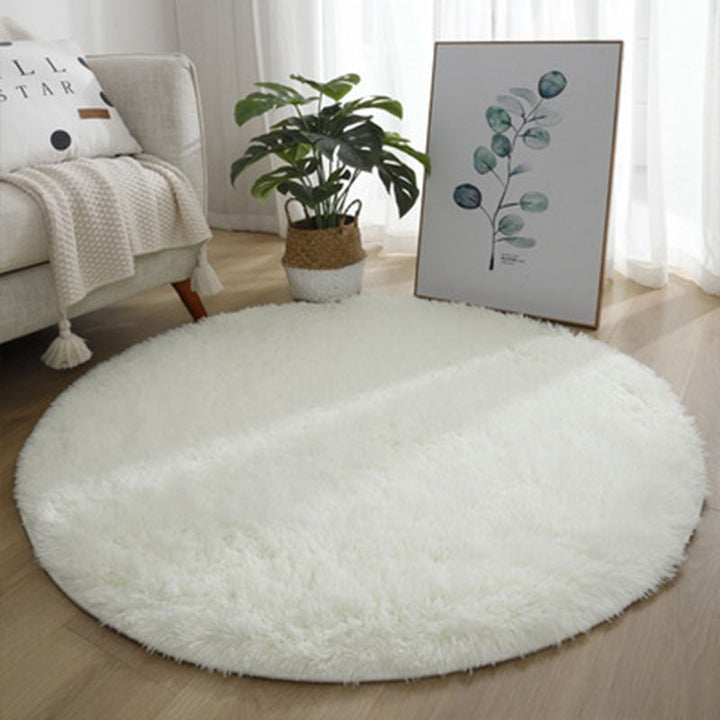 Pluche Ronde Vloerkleed