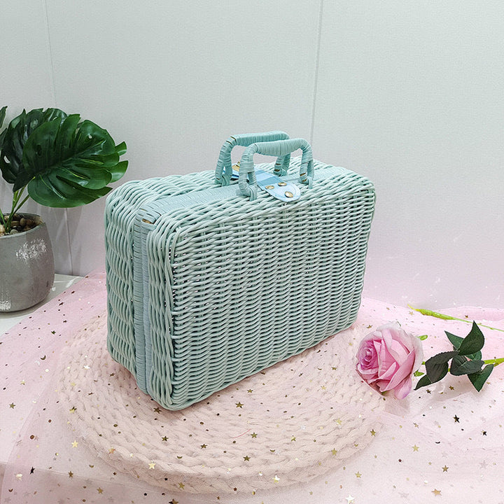 Stijlvolle rattenbox met praktische handvatten