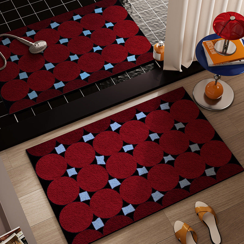 Geometrisch Patroon Antislip Badmat