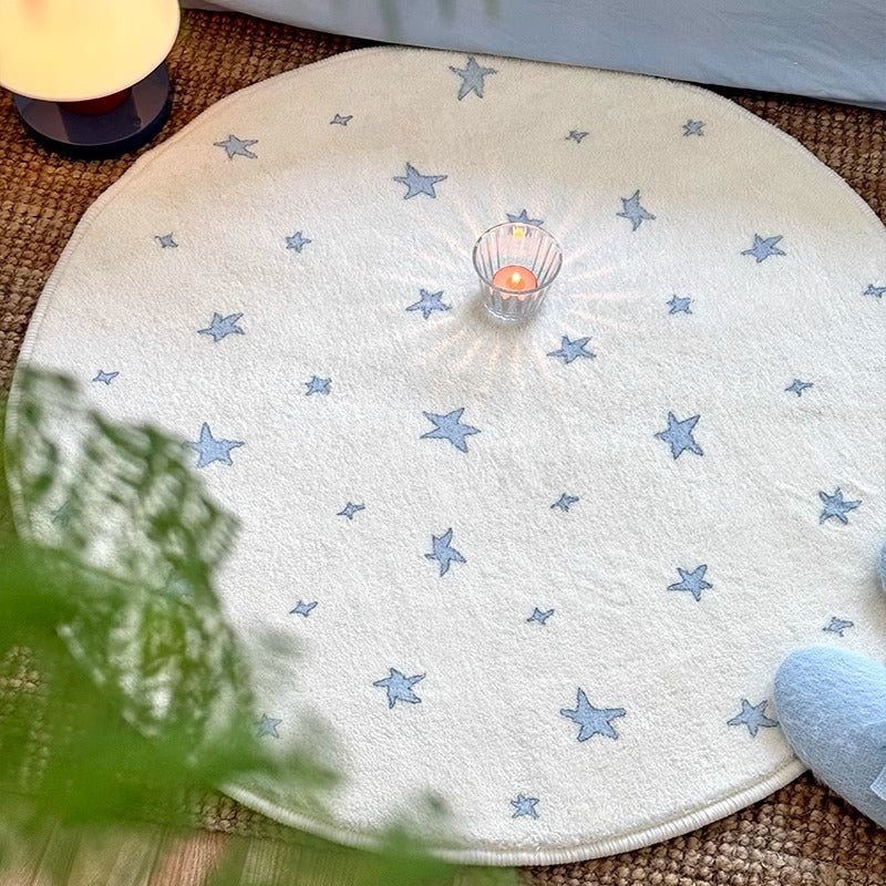 Gezellig Sterrenpatroon Vloerkleed voor Woondecoratie