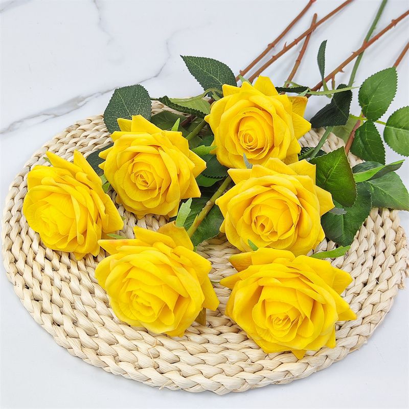 Kunstmatige Bloemen Rozensteel Bouquet