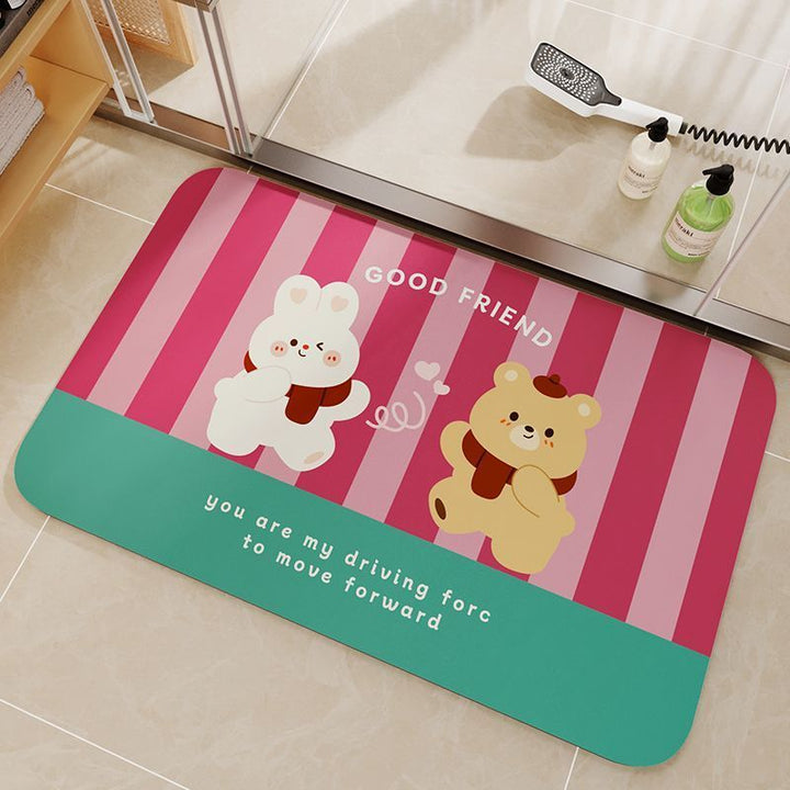 Schattige Cartoon Beer Badmat