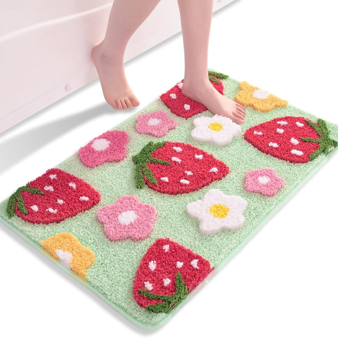 Bloemen Thema Badmat