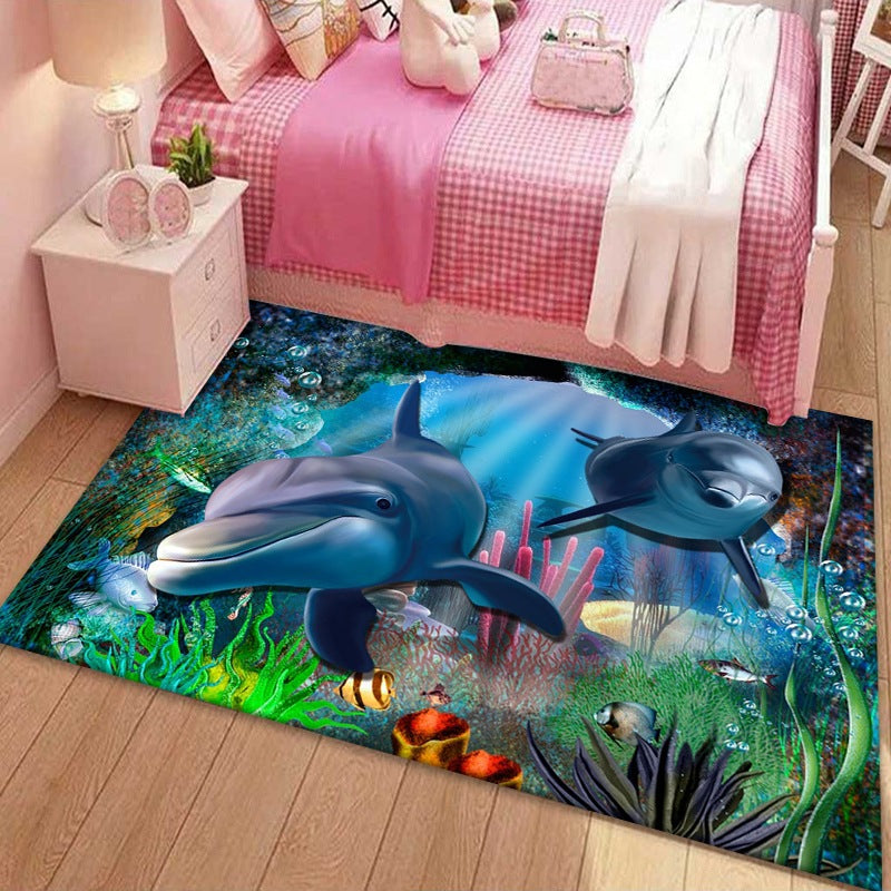 Koraalrif Oceaan Scène Tapijt