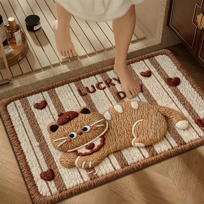 Schattige honden-thema badmat