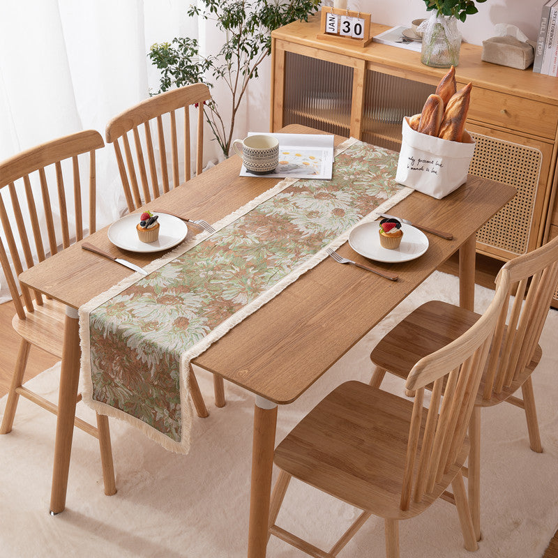 Bloemenprint Tafelloper