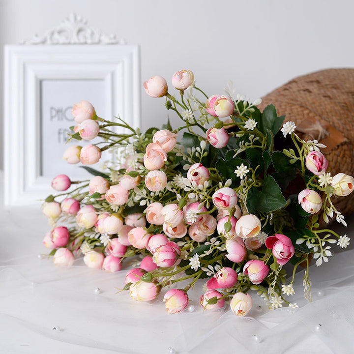 Elegante Faux Bloemen Rozensteel