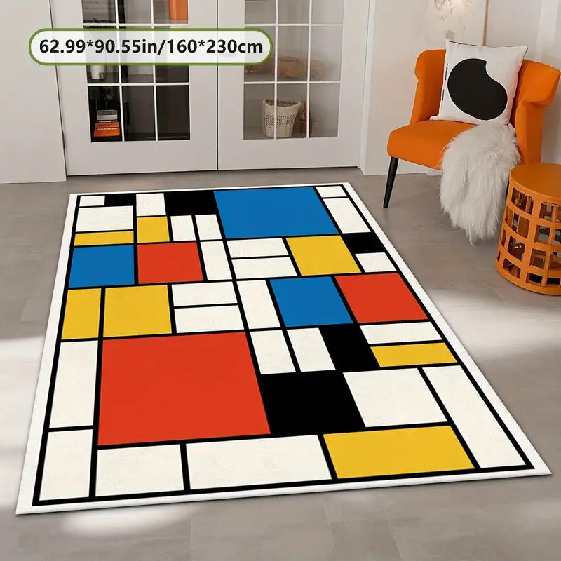 Eigentijdse Geometrische Vloerkleed
