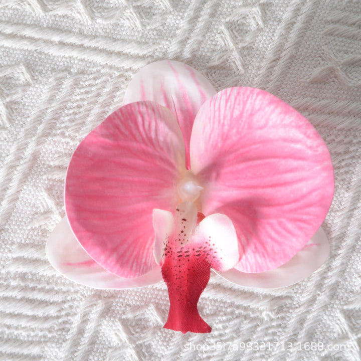 Elegante Zijde Orchidee Haaraccessoire