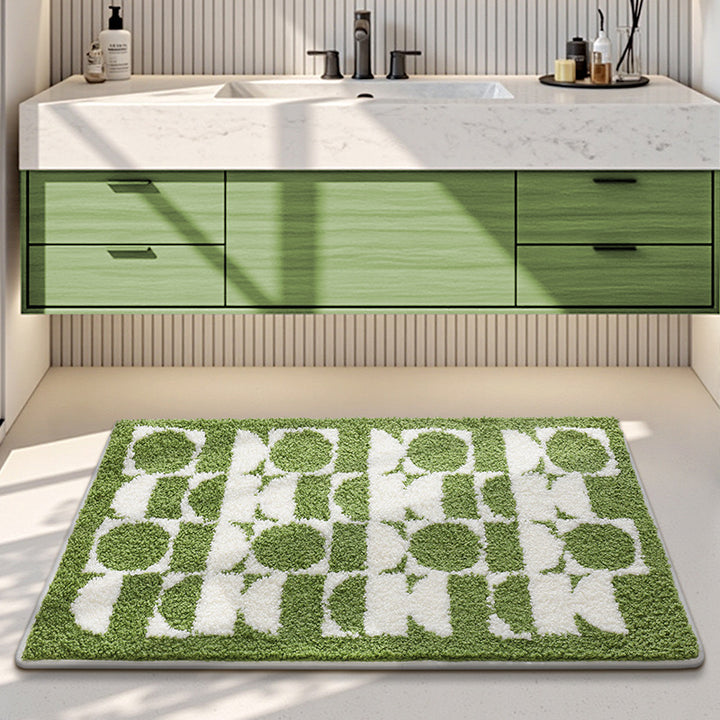 Pluche Decoratieve Badkamer Area Mat