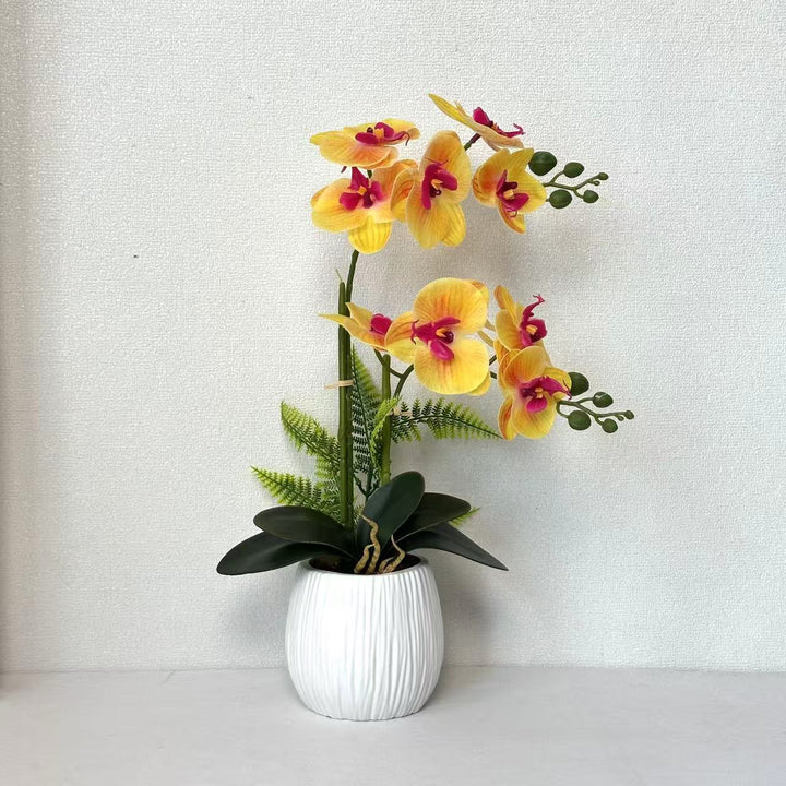 Faux Orchidee Plant Arrangement voor Huisdecoratie