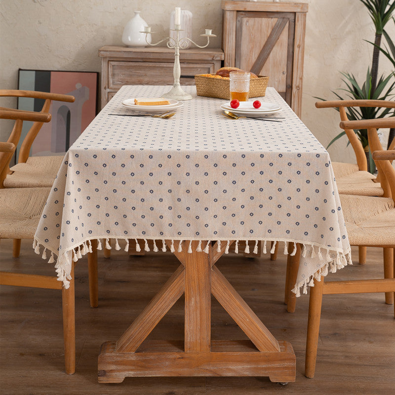 Elegante Tafelkleed met Kwastje Trim