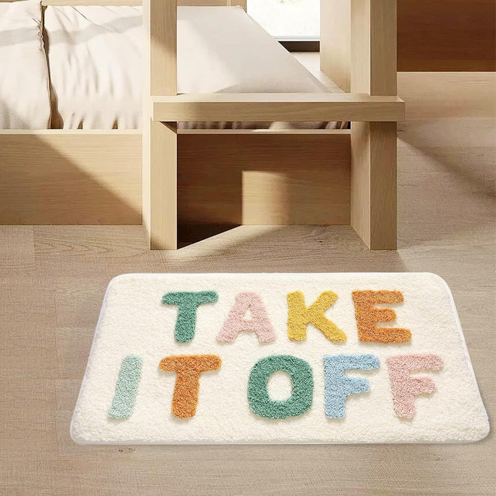 Pluche Badkamer Badmat