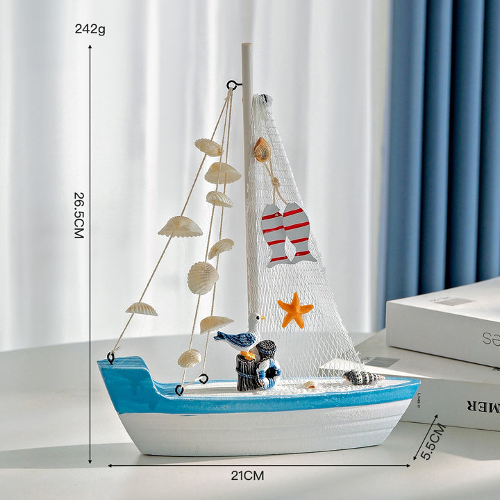 Nautical Anchor Wand Plank Eenheid