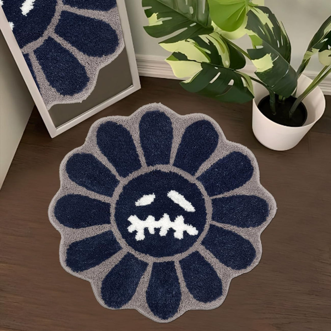Bloemmotief Badmat