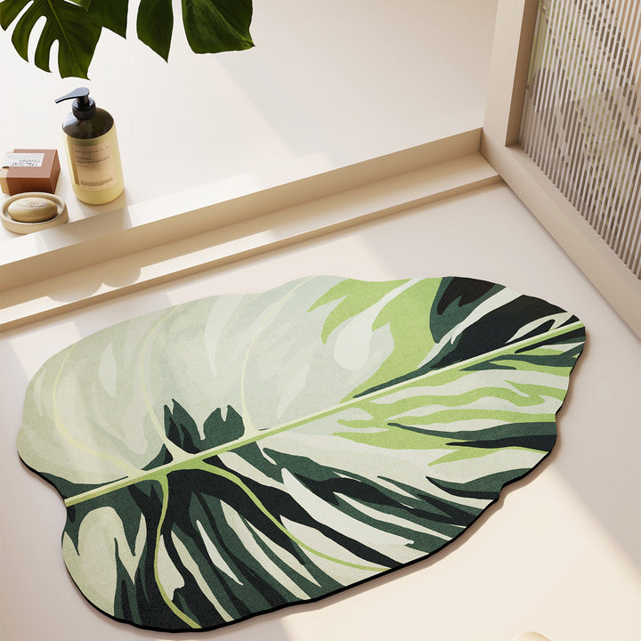 Abstract Leaf Design Vloerkleed