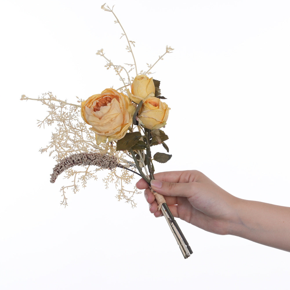 Romantische Gedroogde Bloemenboeket