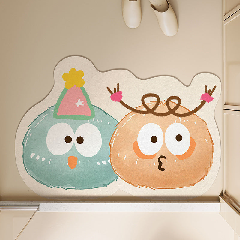 Interactieve Cartoon Personage Vloermat