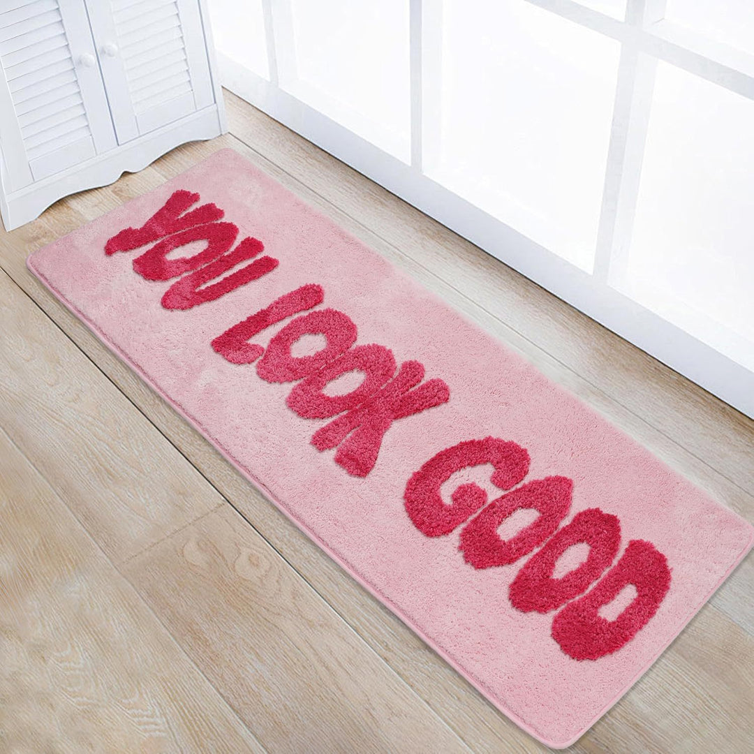 Pluche Motivatie Badmat