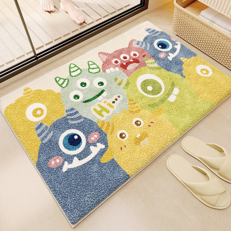 Leuke Monster-Thema Badmat