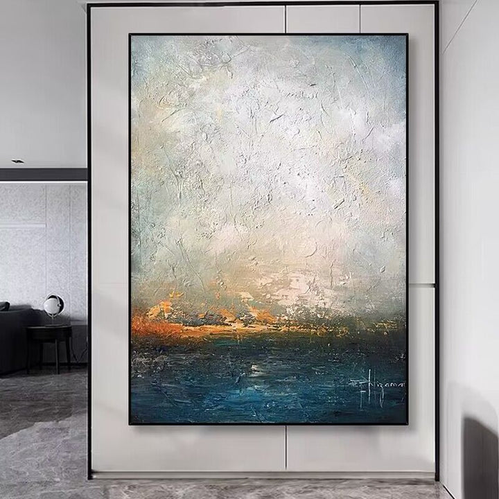 Abstract Landschap Canvas Kunstwerk