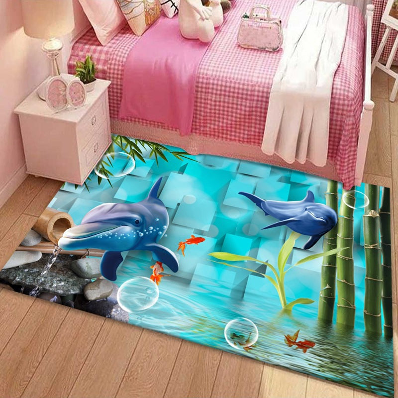 Koraalrif Oceaan Scène Tapijt