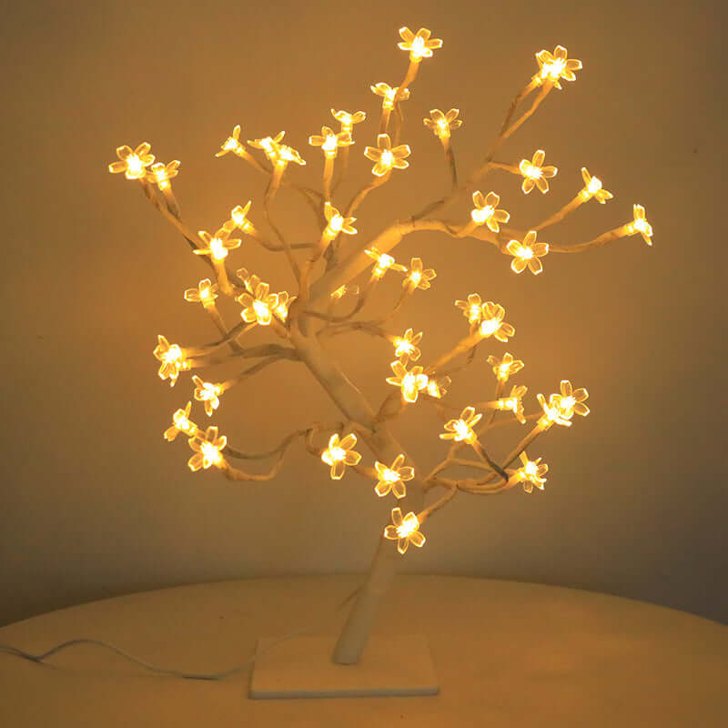 Kamersdecoratie kersenbloesem lamp esdoornblad bureau creativiteit