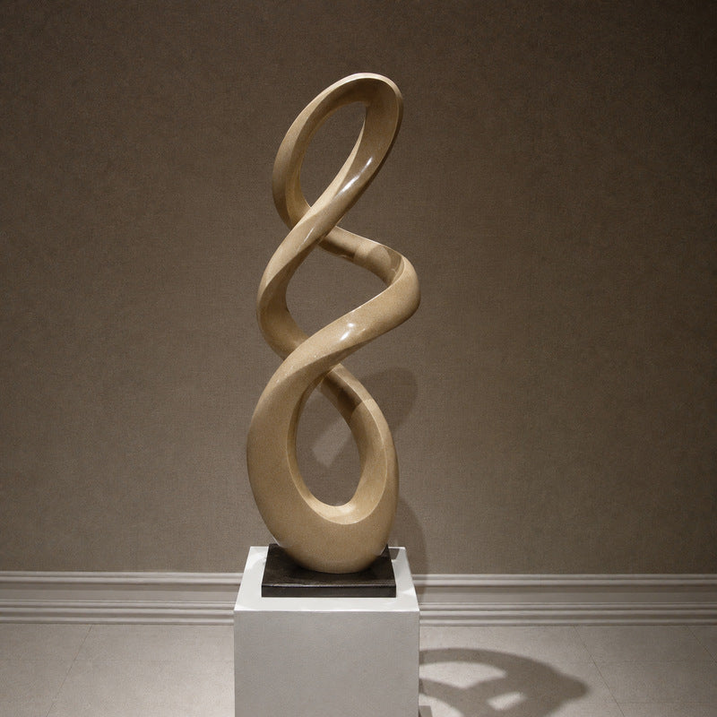 Abstract Decoratieve Loop Sculptuur