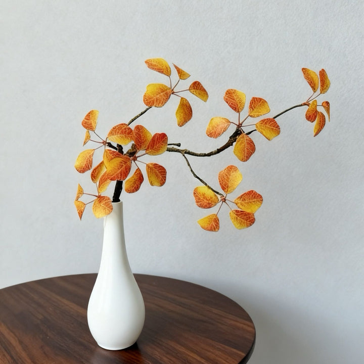 Decoratieve Nep Gele Blad Arrangement voor Woondecoratie