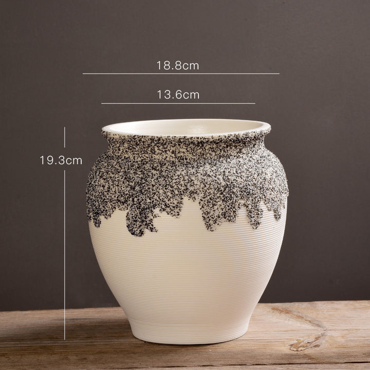Elegante Textuurlijke Decoratieve Pot