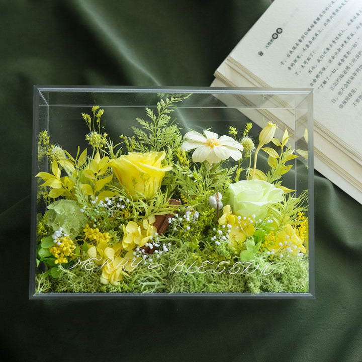 Geverfde Bloemen Display Doos
