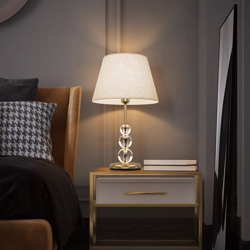 Elegante Kristallen Basis Tafel Lamp