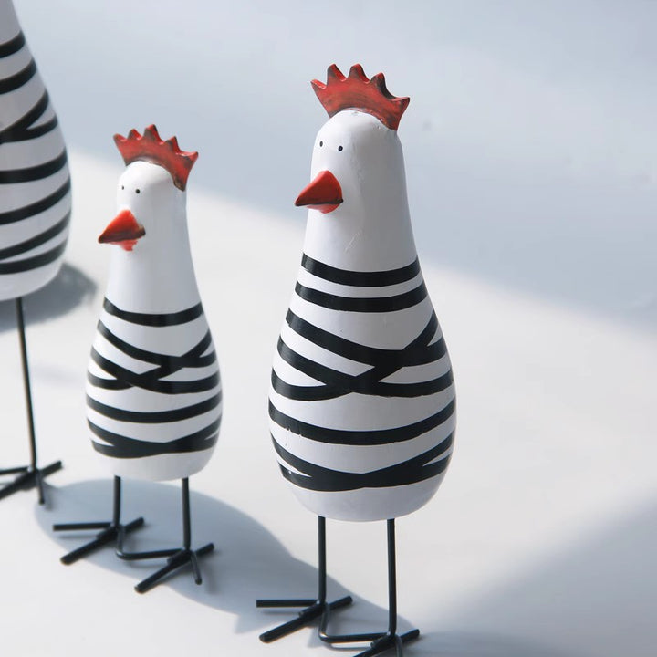 Decoratieve Kippenbeeldjes Collectie